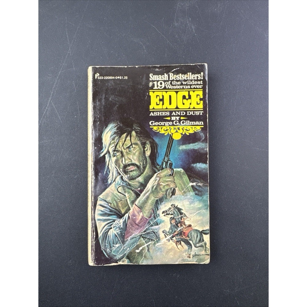 Edge Ashes and Dust George G Gilman Western Book Pinnacle 1976